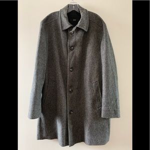 Hugo Boss Houndstooth Overcoat